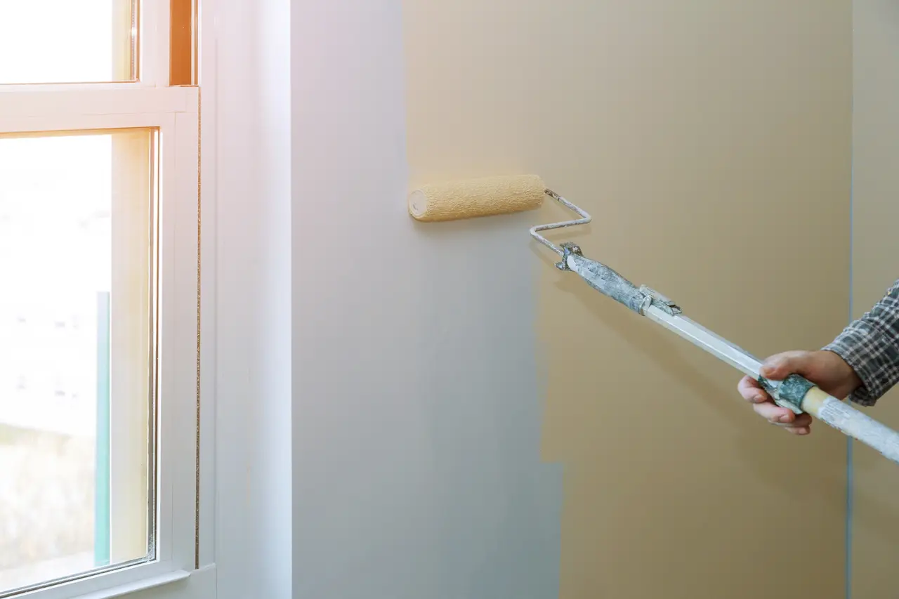 Interior painting and decorating works
